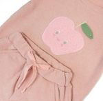 CONJUNTO  INFANTIL  MENINA  DE FRIO COM BORDADO DE MAÇÃ 
