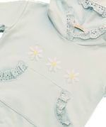 Conjunto Infantil Menina com Blusa de Frio e Calça Florida