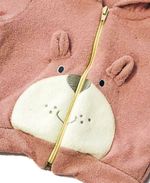 CONJUNTO BEBÊ MENINA COM ESTAMPA BORDADA URSINHA ROSÊ