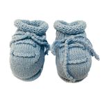 Sapatinho Bebê de Tricô Estilo Tênis