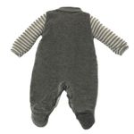 MACACÃO GOLINHA POLO EM PLUSH BEBÊ MENINO 