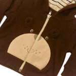 CONJUNTO  MENINO BEBÊ  ESTAMPA URSINHO COM CALÇA MARROM