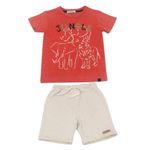 CONJUNTO CURTO BEBÊ MENINO SELVA