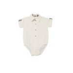 CONJUNTO BEBÊ COM BODY CAMISA E BERMUDA XADREZ