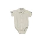 CONJUNTO BEBÊ COM BODY CAMISA E BERMUDA XADREZ
