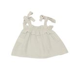 Conjunto Infantil Menina com Bata Branca E Shorts xadrez