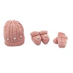 Kit Gorro Luvas E Sapatinho