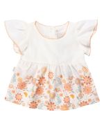 Conjunto Infantil Shorts E Bata Jardim