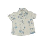 CONJUNTO INFANTIL MENINO BERMUDA E CAMISA COQUEIROS