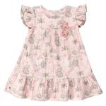 Vestido Malha Canelada Bebê