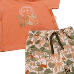 CONJUNTO CURTO INFANTIL MENINO LEÃOZINHO