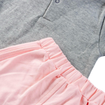 Conjunto Infantil Menina Com Blusa de Manga Longa E Shorts