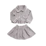 Conjunto Menina Saia E Casaquinho