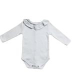 Conjunto Jardineira Longa E Body  Bebê Menina Bichinhos