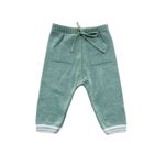 CONJUNTO BEBÊ MENINO BLUSA E CALÇA EM TRICÔ URSINHO