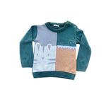CONJUNTO INFANTIL MENINO BLUSA EM TRICÔ E CALÇA SELVA