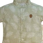 CONJUNTO CURTO BEBÊ MENINO FOLHAGEM VERDE