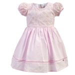 VESTIDO ROSA BORDADO
