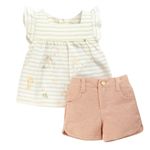 CONJUNTO INFANTIL MENINA SAFARI CHIQUE