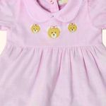 VESTIDO E TAPA FRALDAS BEBÊ BORDADO URSINHAS