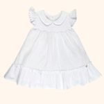 VESTIDO BEBÊ BRANCO BATIZADO