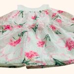 VESTIDO  INFANTIL COM RENDA FLORAL