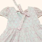 VESTIDO INFANTIL EM LAISE CORAÇÕES
