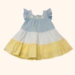 VESTIDO INFANTIL TRÊS MARIAS COLORIDO