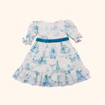 VESTIDO INFANTIL ESTAMPA FLORESTA