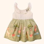 VESTIDO INFANTIL ESTAMPA ZOO