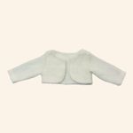VESTIDO BEBÊ XADREZ E CASAQUINHO  BOLERO COM BOINA 