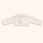 BOLERO INFANTIL PELINHO OFF-WHITE MENINA
