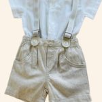 CONJUNTO CURTO BATIZADO BEBÊ MENINO