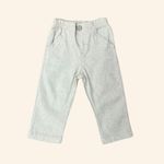 CONJUNTO BEBÊ MENINO BODY MANGA LONGA E CALÇA EM LINHO BATIZADO