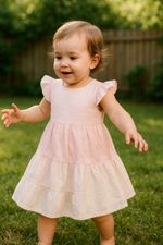VESTIDO INFANTIL BABADOS