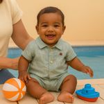 MACAÇÃO  CURTO BEBÊ MENINO COQUEIROS 