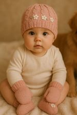 Kit Gorro Luvas E Sapatinho