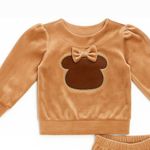 CONJUNTO INFANTIL MENINA BLUSA E CALÇA EM VELUDO 