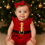 Macacão Bebê Menina Natal