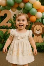 VESTIDO INFANTIL  SAFARI CHIQUE