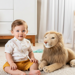 CONJUNTO CURTO BEBÊ MENINO BATA E BERMUDA  SAFARI CHIC