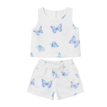 CONJUNTO CURTO INFANTIL  MENINA BORBOLETAS 