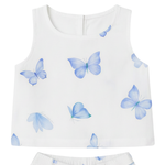 CONJUNTO CURTO INFANTIL  MENINA BORBOLETAS 