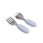 KIT TALHER INFANTIL EM ACO INOXIDAVEL E SILICONE 