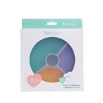 PRATO INFANTIL 100% SILICONE COM TAMPA