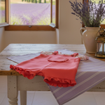 CONJUNTO BEBÊ MENINA JARDINEIRA EM MOLETINHO PREMIUM