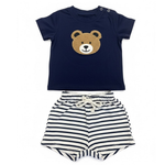 CONJUNTO BEBÊ MENINO URSINHO LISTRADO