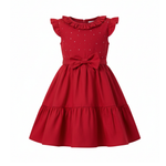 VESTIDO INFANTIL VERMELHO DIVA