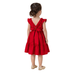 VESTIDO INFANTIL VERMELHO DIVA