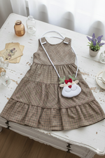 VESTIDO INFANTIL COM BOLSINHA 